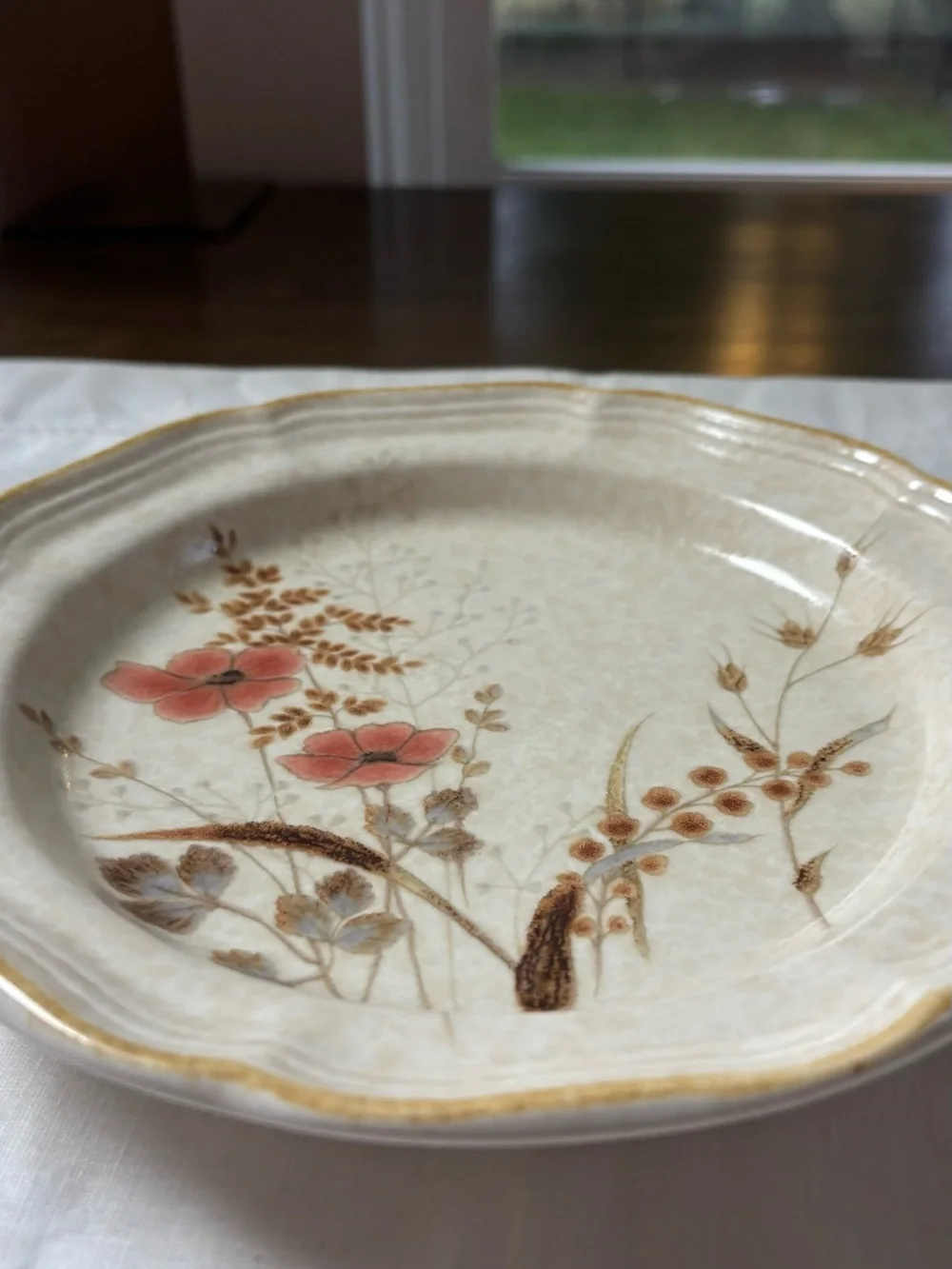 Vintage Mikasa Country Charm Strawflower Salad Plate Made in Japan
